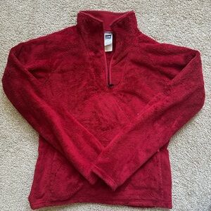 North Face Cozy Red Fleece Women's Sweater
